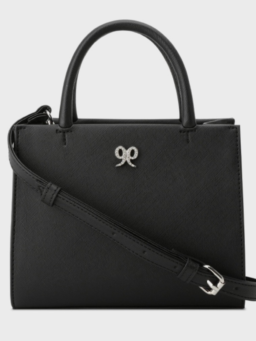 NWT, Nine West Eliora Pearl Mini Satchel with Optional Crossbody Strap.